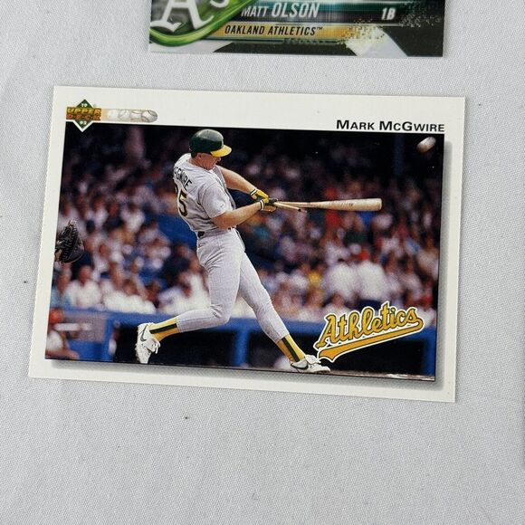 Oakland A’s 12 Card Lot NM Eric Chavez Auto Best Authentic Murphy RC Matt Olson - Picture 10 of 13